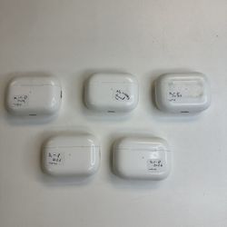 AirPods Pro Second Gen Lot of 5 pieces all with Apple care plus till 2026