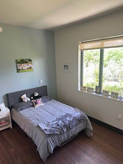 Full Size Bed Frame | Dark Grey