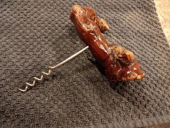 Vintage Grapevine Root Corkscrew -info 👇