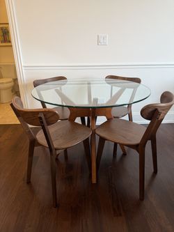 Dining table and chairs