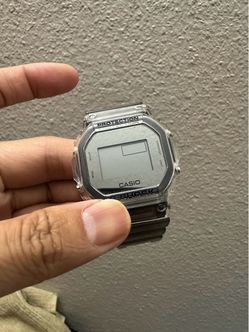 G shock watch clear
