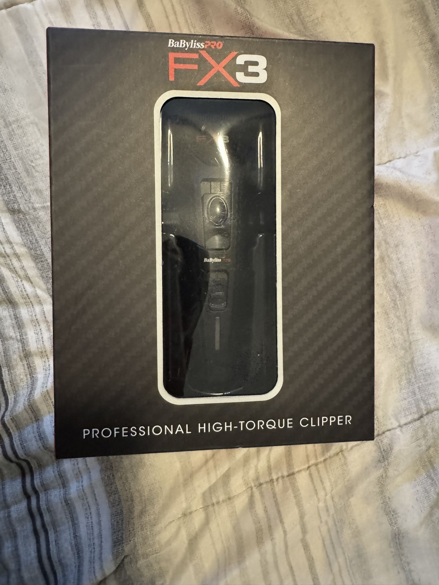 BaBylissPRO® FX3 Professional High Torque Clipper (Black)