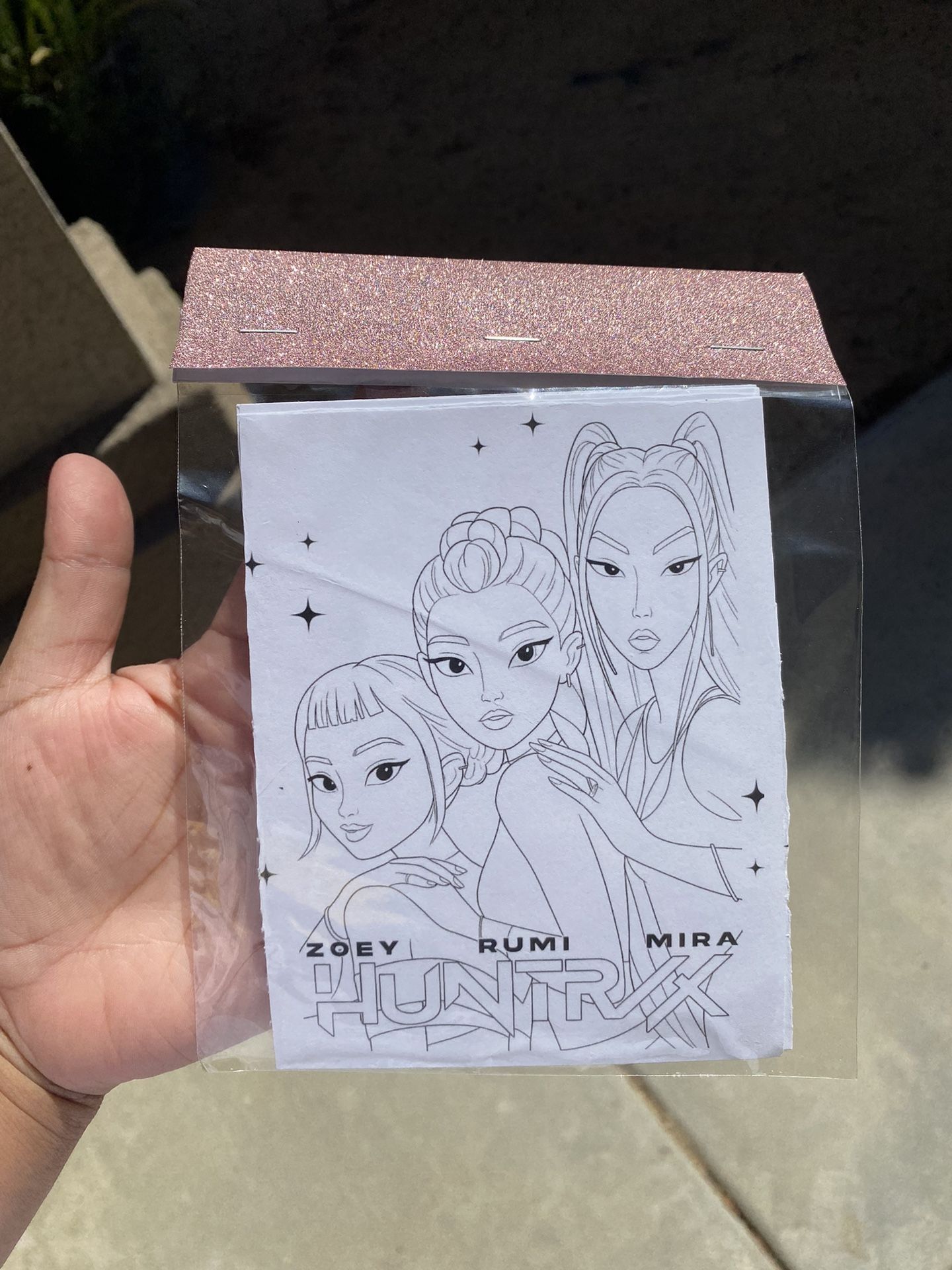 Custom Coloring Party Favors (Demon Hunters)