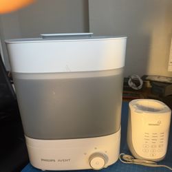 Steam Sterilizer/dryer + Bottle Warmer With Auto Lift