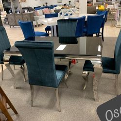 $29 Down Payment 5 Pcs Dining Room Set Table and 4 Chairs 