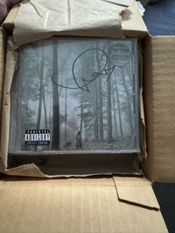 Taylor Swift Autograph Signed Folklore CD Album Authentic NEW and SEALED