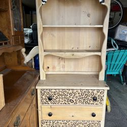 Twin Real Wood Bed Set 