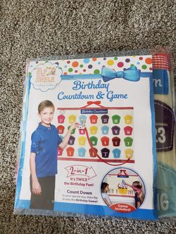 Elf on a shelf Birthday countdown game