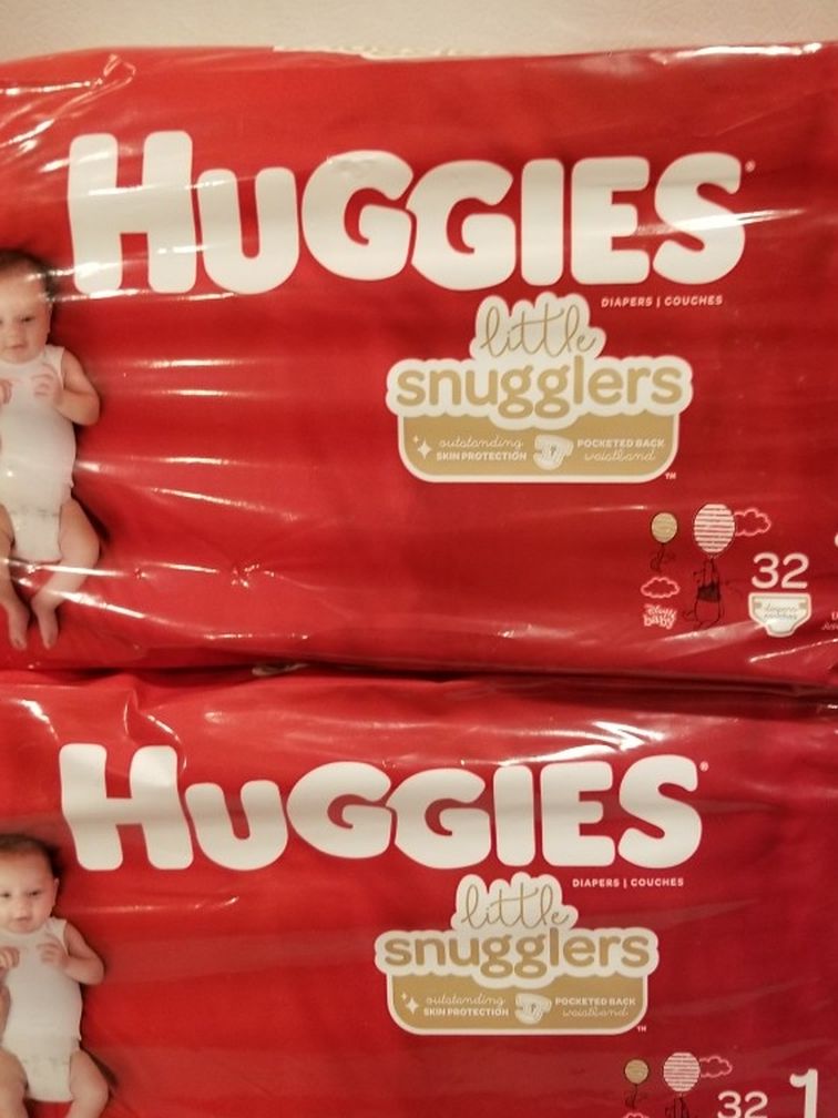 Huggies Size 1 $6 Each bag