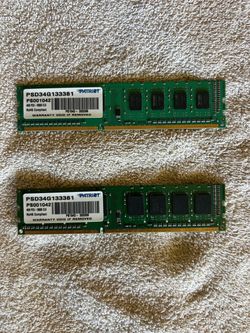 8GB PC3 DDR3 CL 9 1.5v 1333MT/s