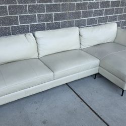 Thomasville 2pc Leather Sectional 