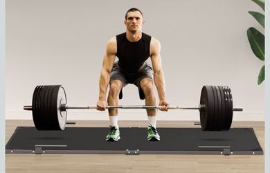 Custom heavy duty weightlifting platform