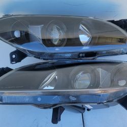 04-09 Mazda 3 Projector Headlights Luces Calaveras Micas Faros Focos Faroles