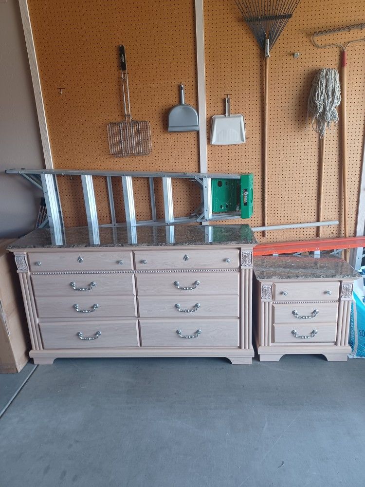 Dresser with Matching Nightstand