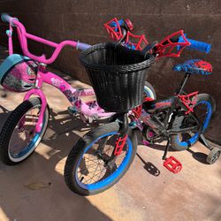 LOL DOLL Kids bicycle, Or Spider-Man Bicycle 