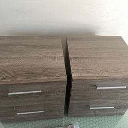 Nightstands And Mirror