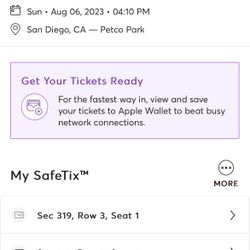 Padres / Dodgers Tickets 
