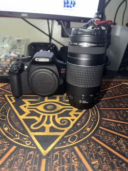 Canon T6 With Zoom Lens