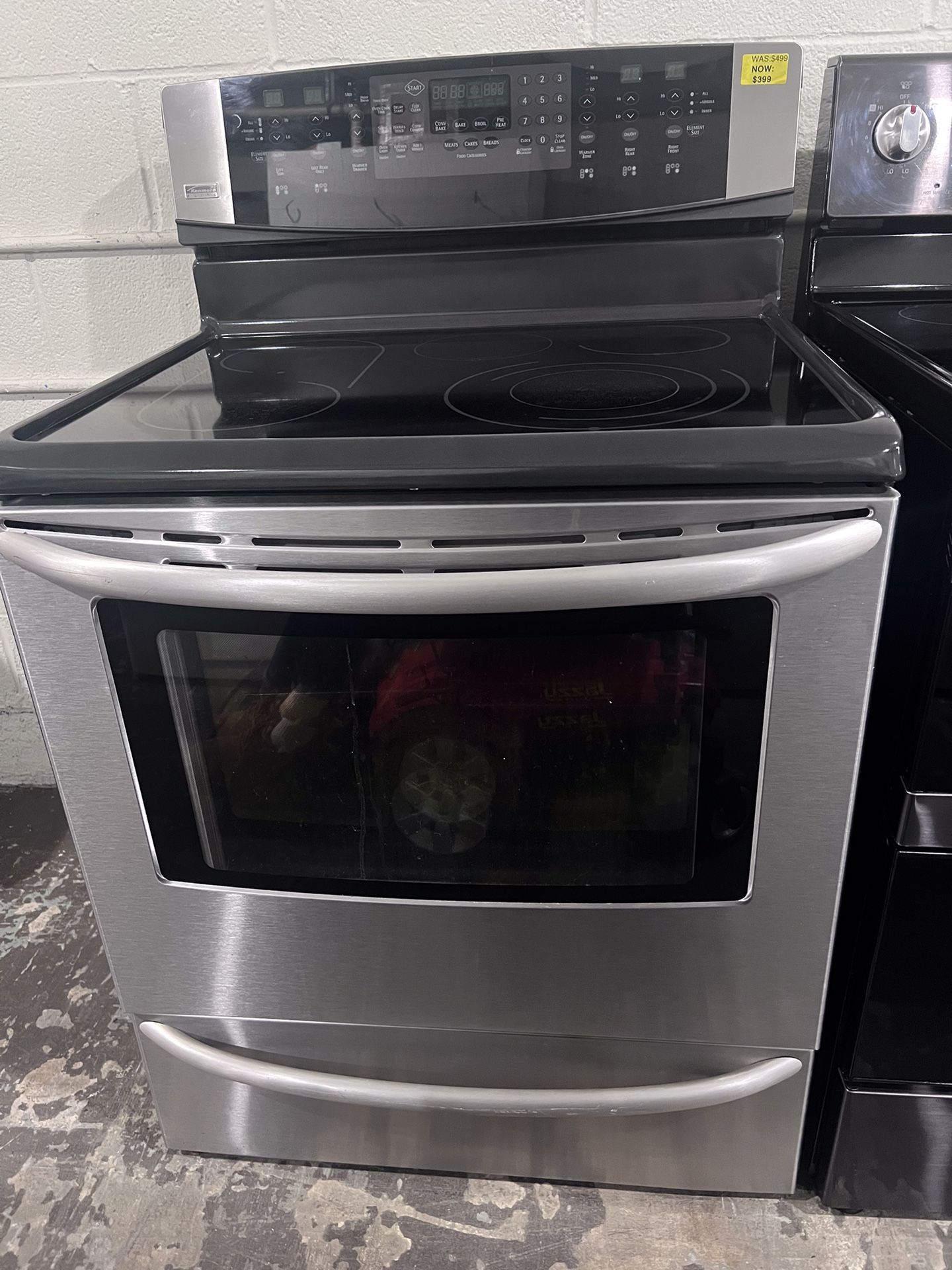 Kenmore Glass Top Stove