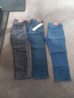 36x30 Levi's Jeans Bundle of 3