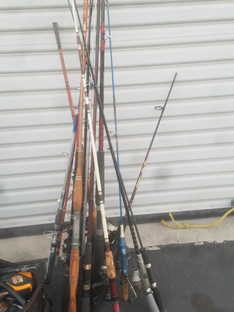 Fishing poles 15 dollars an up