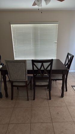 Table and chairs