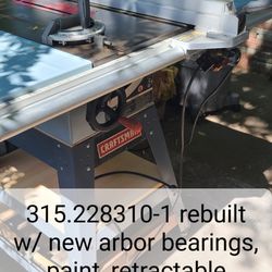 Rebuilt 10" Table Saw