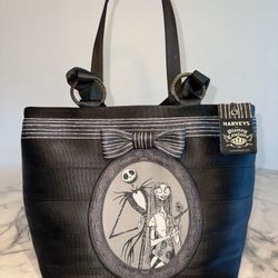 Harveys Disney Couture Nightmare Before Christmas Jack Sally Carriage Ring Tote