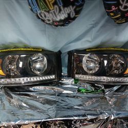 2006-08 Dodge Ram L&R Headlight Aftermarket 