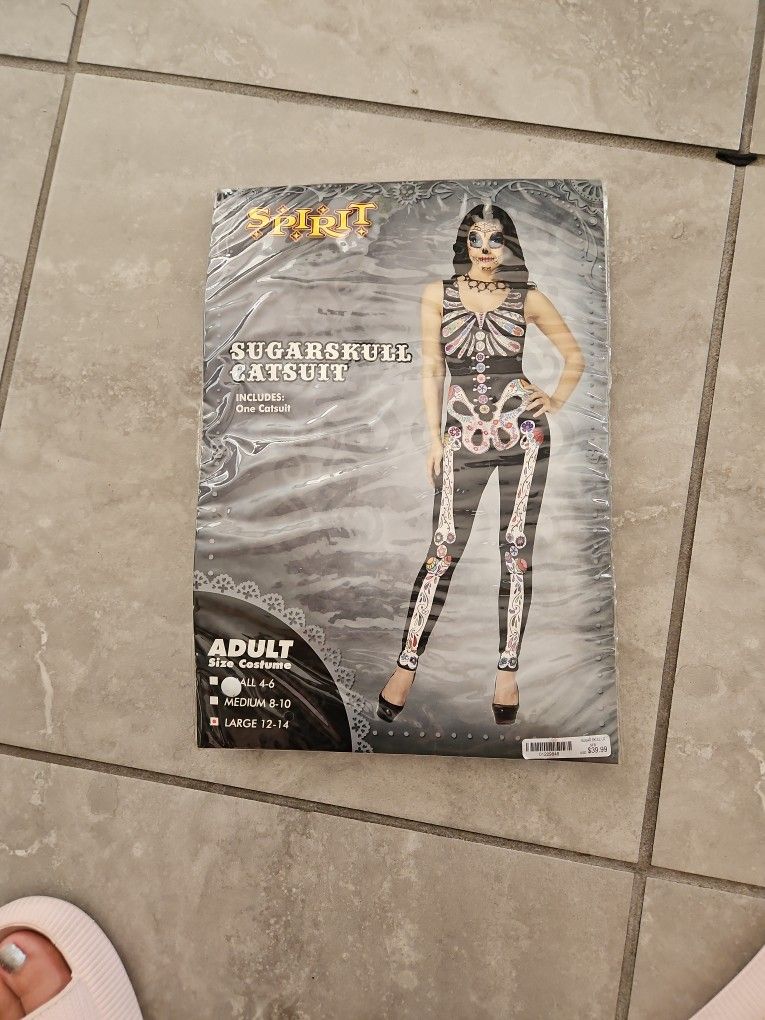 Sugarskull Catsuit L