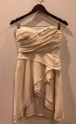 Off white ruffled dress