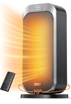 Quiet Space Heater, 1500W Portable Heaters for Indoor Use with Remote