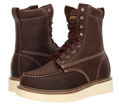 NEW Size 7.5 Or 10.5 Wide Or 11.5 Size 11.5 Wide or size 12 or 12 Wide or Size 13 Wide Wolverine Men Work Boot Loader 8" Soft Toe Wedp
