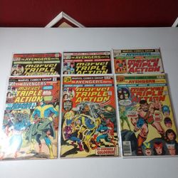 Marvel Triple Action (1977) Comic Lot