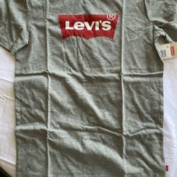 New Boy Levis Grey Shirt Size L 