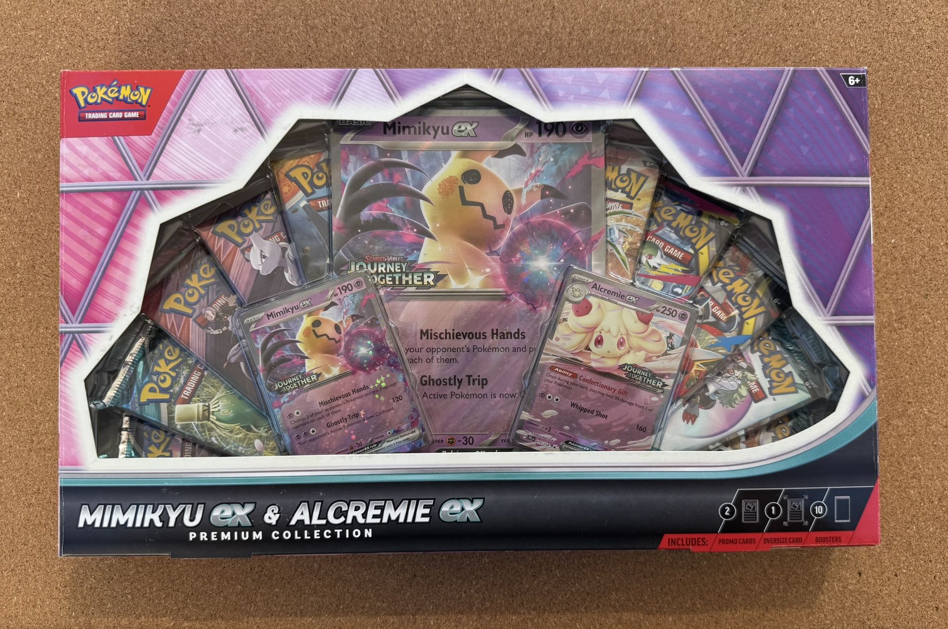 Pokémon TCG Mimikyu Ex & Alcremie Ex Premium Collection Box