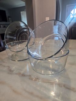 Set Of 4Pcs glass bowls