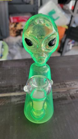 Glass Alien Figurine