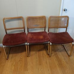 Bamboo/Metal Chairs 