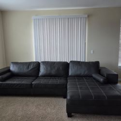 Ashley Leather Sectional Sofa