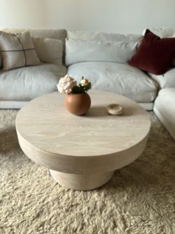 Round West Elm Coffee Table