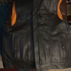 Milwaukee Leather Vest.  (4XXL)  (Diamond)  