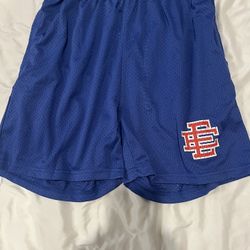 Blue ERIC EMANUEL Shorts Size Large