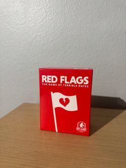 Red Flags Card Game – Open Box ,New Never Played