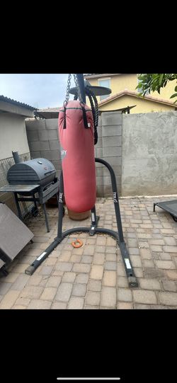 Boxing Bag With Stand + Climber Machine