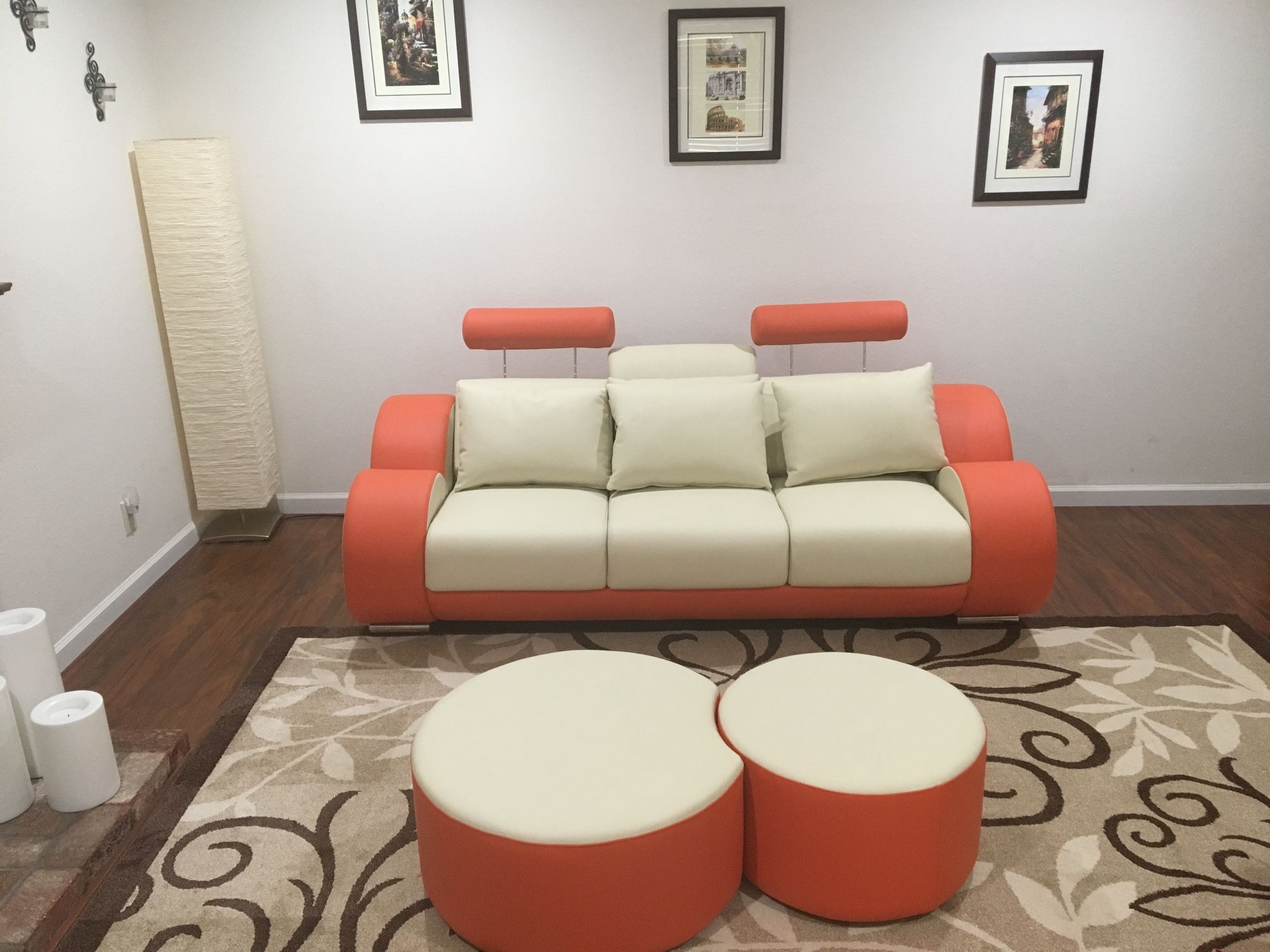 Awesome Designer Sofa set (3+2+1+2 ottomans)