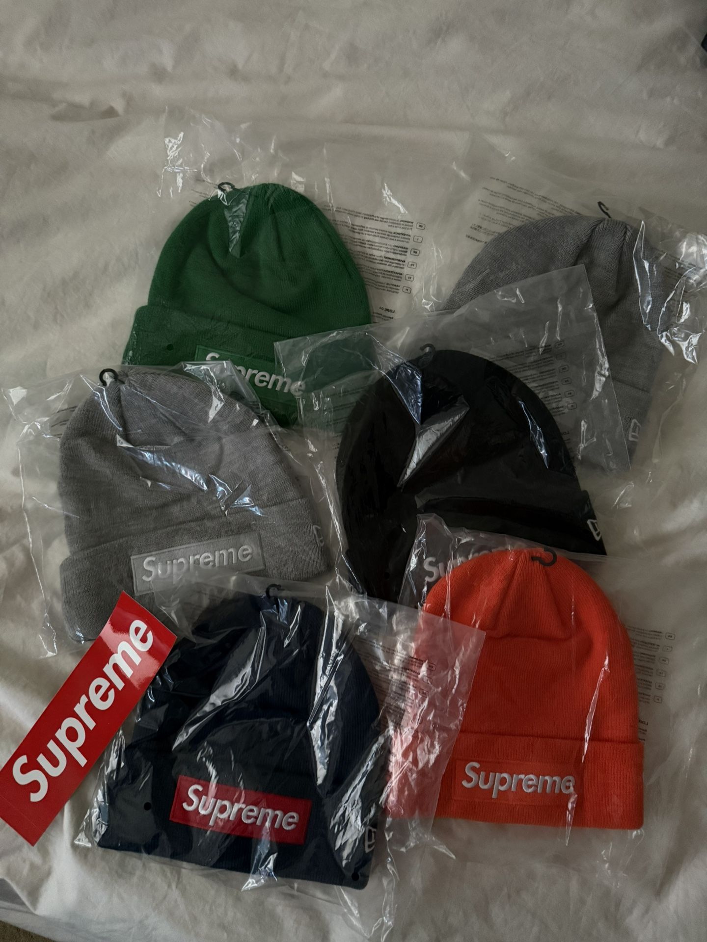 Supreme New Era Box Logo Beanie FW24 Supreme New York 2024 Brand New