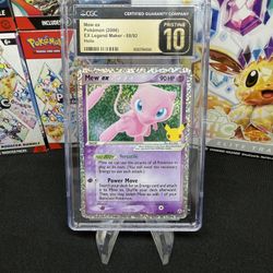 Pokemon Mew Ex 88/92 Celebrations CGC 10 Pristine