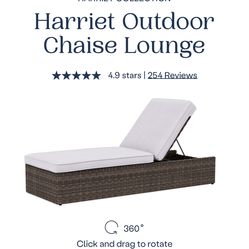 Outdoor Reclining Chaise Lounge