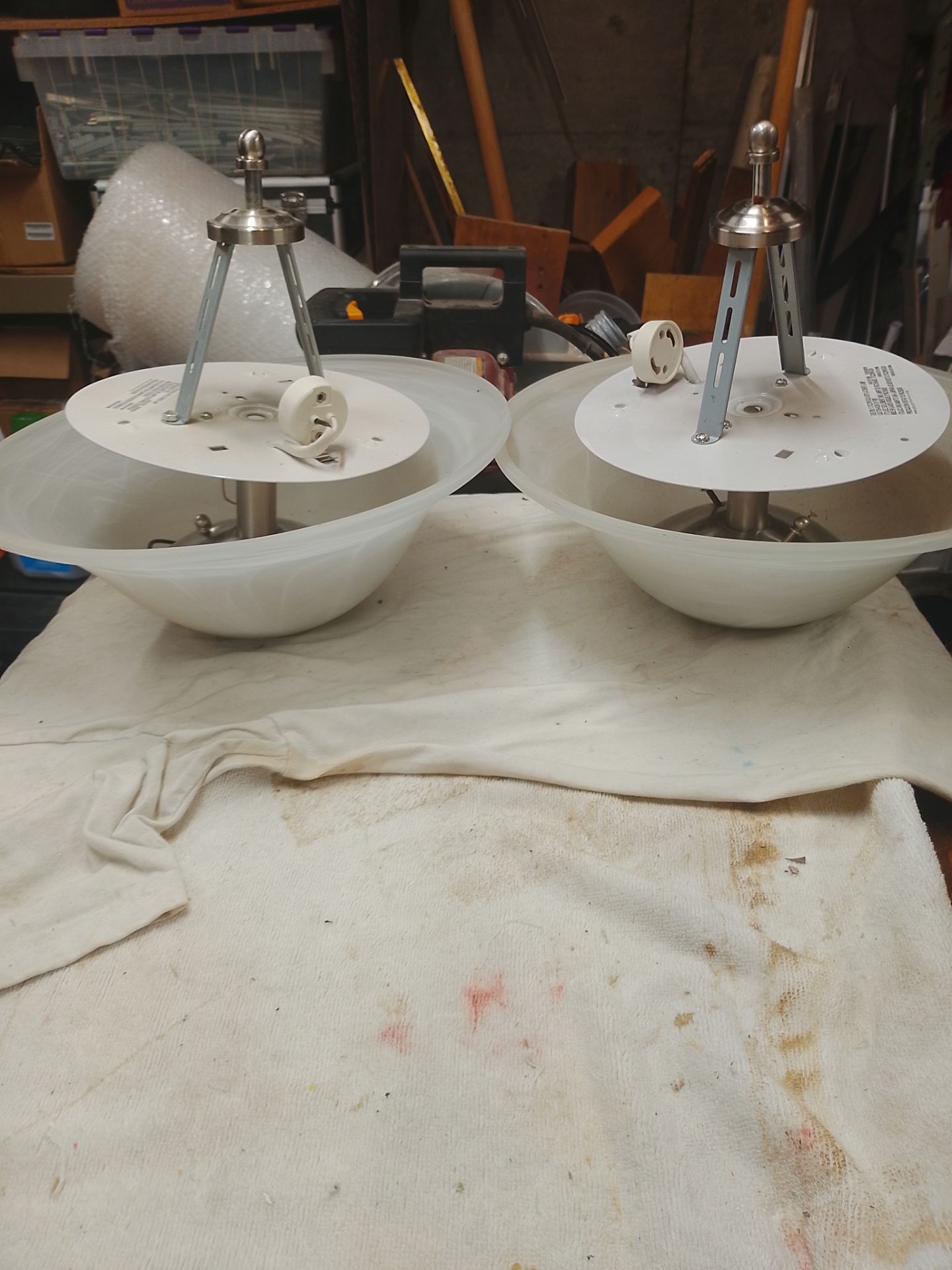 Glass light fixture